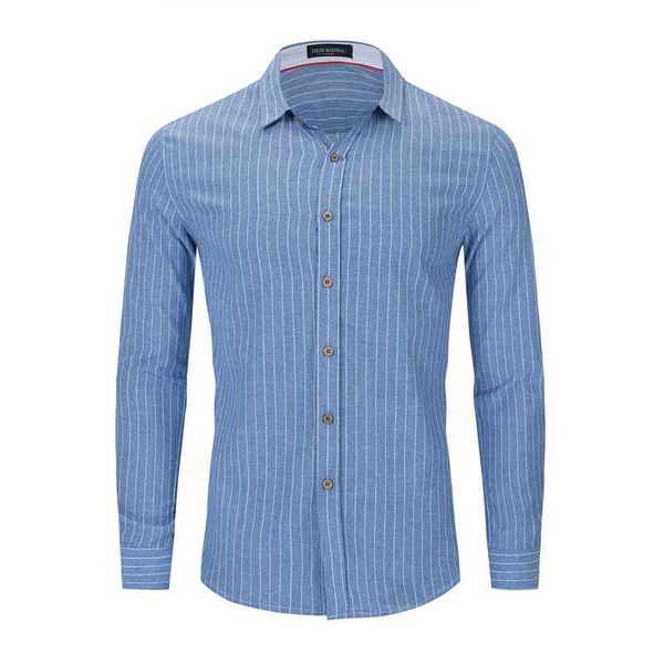 2020 autumn new 100% cotton classic vertical striped blue shirt men long sleeve casual business dress shirt male clothing,231, White;black
2020 autumn new 100% cotton classic vertical striped blue shirt men long sleeve casual business dress shirt male clothing,231, White;black