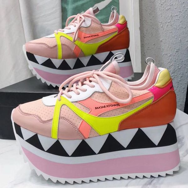 thick bottom pink new arrival women sneakers genuine leather platform pink casual shoes female thick bottom star style sneaker, Black
thick bottom pink new arrival women sneakers genuine leather platform pink casual shoes female thick bottom star style sneaker, Black