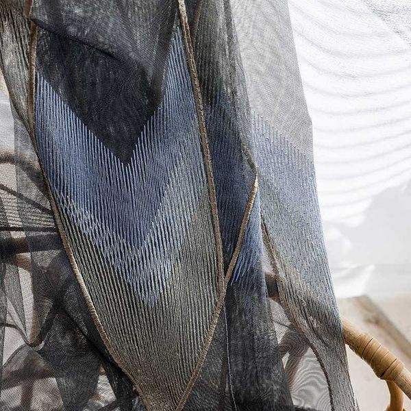 luxury grey geometric embroidery tulle curtain for living room bedroom delicate voile window screen decor balcony sheer curtain
luxury grey geometric embroidery tulle curtain for living room bedroom delicate voile window screen decor balcony sheer curtain