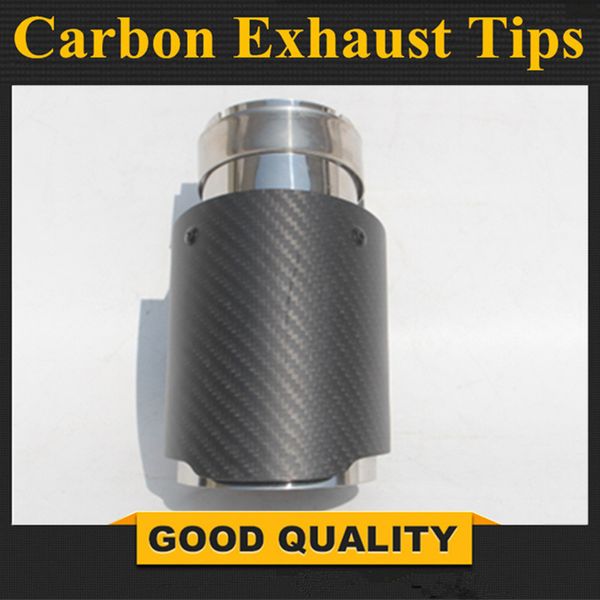 one pcs carbon fiber coated stainless steel universal car exhaust pipe tip tailtip ak car exhaust muffler ti
one pcs carbon fiber coated stainless steel universal car exhaust pipe tip tailtip ak car exhaust muffler ti