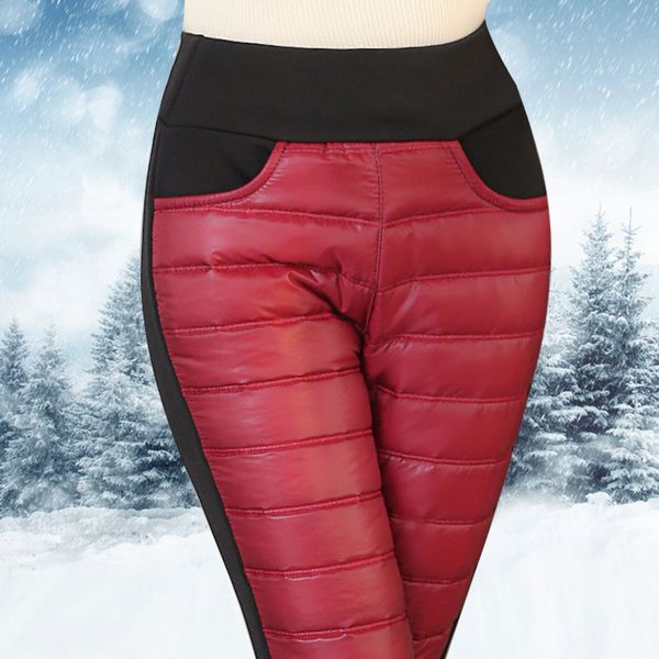 2020 new women's winter pants fashion elastic waist thicken warm long trousers high waist plus size down cotton pants female, Black;white
2020 new women's winter pants fashion elastic waist thicken warm long trousers high waist plus size down cotton pants female, Black;white