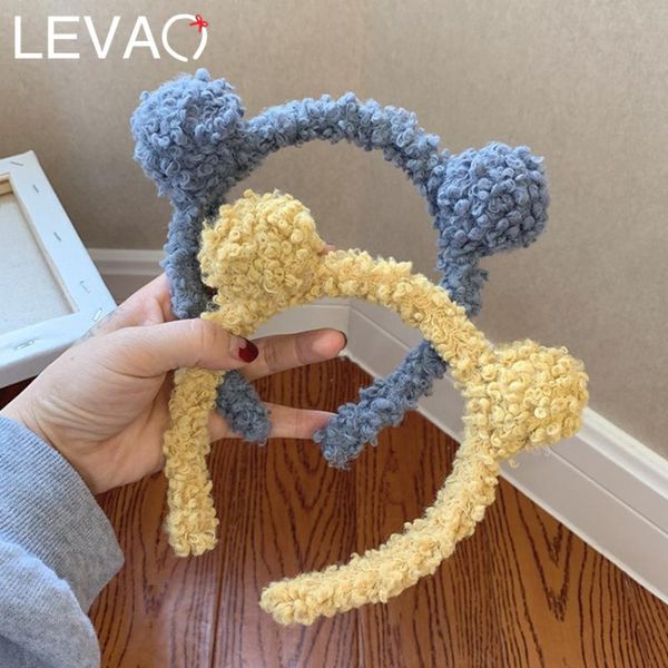 levao winter plush double ball headband wool hair band for girls cute hair accessories solid color head bezel head hoop
levao winter plush double ball headband wool hair band for girls cute hair accessories solid color head bezel head hoop