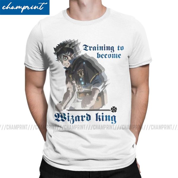 men's t-shirts training to become wizard king leisure tee shirt black clover asta japanese anime t shirt crew neck clothing 
men's t-shirts training to become wizard king leisure tee shirt black clover asta japanese anime t shirt crew neck clothing