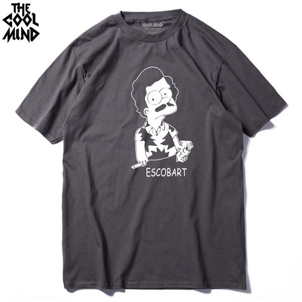 coolmind 100% cotton casual short sleeve men t shirts casual escobart print men tshirt men's tee shirts men t-shirt pthd
coolmind 100% cotton casual short sleeve men t shirts casual escobart print men tshirt men's tee shirts men t-shirt pthd