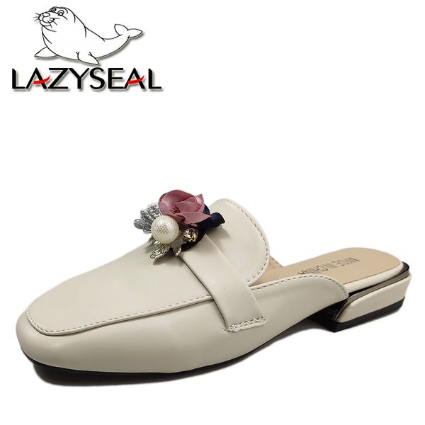 lazyseal pearl flowers slippers women shoes 2020 rose mules square toe 2.5cm heels half slippers ladies slides plus 43, Black
lazyseal pearl flowers slippers women shoes 2020 rose mules square toe 2.5cm heels half slippers ladies slides plus 43, Black