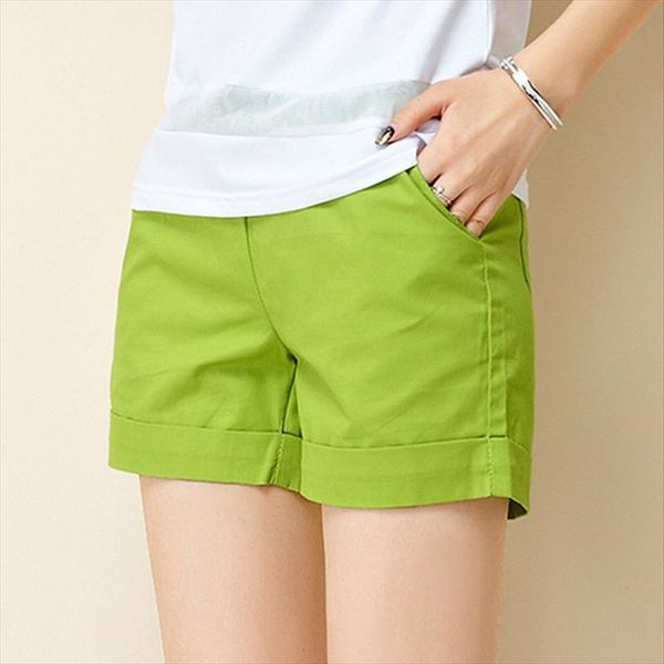 2019 new summer shorts women casual fashion candy color shorts female plus size loose ladies leisure shorts, White;black 
2019 new summer shorts women casual fashion candy color shorts female plus size loose ladies leisure shorts, White;black
