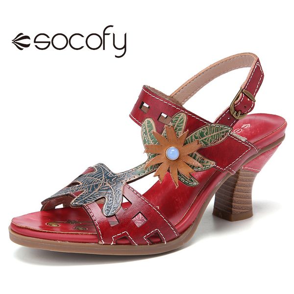 socofy women bohemia style leather shoes embossed floral hook loop beaded block heel dress pump casual outdoor sandals 2020, Black
socofy women bohemia style leather shoes embossed floral hook loop beaded block heel dress pump casual outdoor sandals 2020, Black