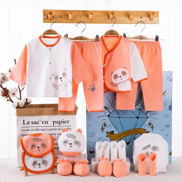 clothing sets baby 18 pcs 0-6mouth set boy girl clothes cotton infant suit outfits pants, White
clothing sets baby 18 pcs 0-6mouth set boy girl clothes cotton infant suit outfits pants, White