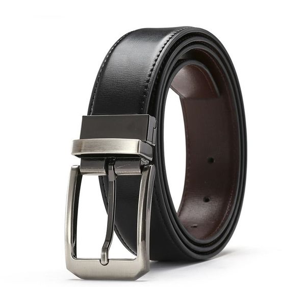 double-sided genuine leather men belts dress belt reversible buckle cowskin casual belts business pin belt01, Black;brown
double-sided genuine leather men belts dress belt reversible buckle cowskin casual belts business pin belt01, Black;brown