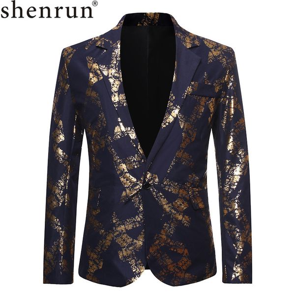 shenrun men blazers black navy blue gold print jacket wedding suit causal blazer singer host dj stage jackets musician costumes, White;black
shenrun men blazers black navy blue gold print jacket wedding suit causal blazer singer host dj stage jackets musician costumes, White;black