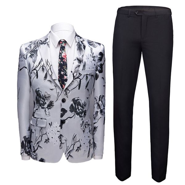 new mens vintage blue floral print slim fit suits with pants plus size veste homme mariage groom wedding suit, Black;gray
new mens vintage blue floral print slim fit suits with pants plus size veste homme mariage groom wedding suit, Black;gray