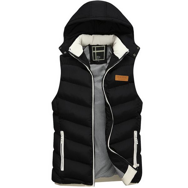with gift spring autumn mens outdoors vests thicken waistcoat hooded jacket windbreaker sleeveless jackets outwear 1227, Black;white
with gift spring autumn mens outdoors vests thicken waistcoat hooded jacket windbreaker sleeveless jackets outwear 1227, Black;white