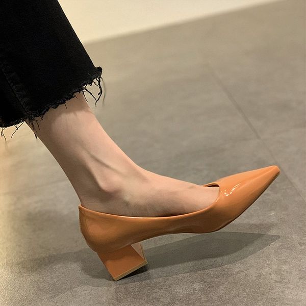 dress shoes eoeodoit pointed toe casual pumps women autumn med heel leather office daily fashion heels slip on, Black
dress shoes eoeodoit pointed toe casual pumps women autumn med heel leather office daily fashion heels slip on, Black