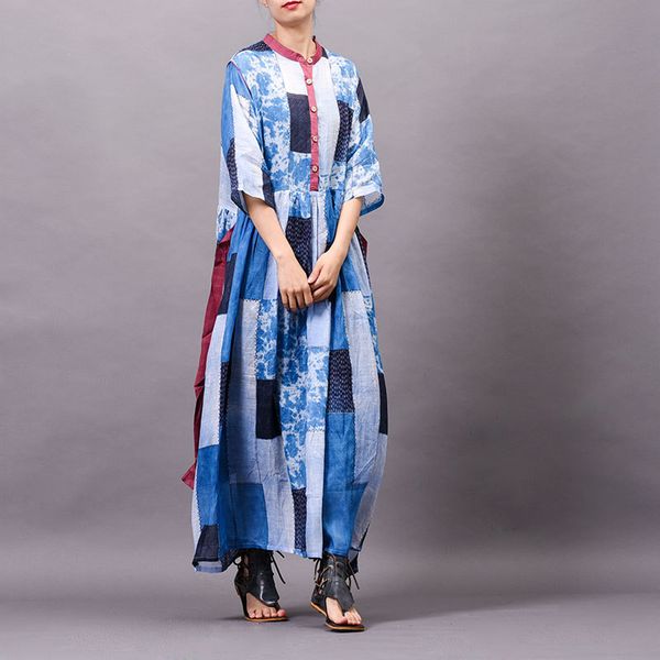 ladies kaftans kimono maxi style dresses cotton linen robe o-neck plus size long spring loose dress, Black;gray
ladies kaftans kimono maxi style dresses cotton linen robe o-neck plus size long spring loose dress, Black;gray