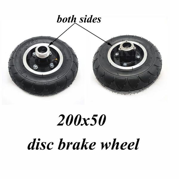 200x50 wheel tire with disc brake hub for electric scooter 8-inch pneumatic wheel scooter motorcycle replacement parts.
200x50 wheel tire with disc brake hub for electric scooter 8-inch pneumatic wheel scooter motorcycle replacement parts.