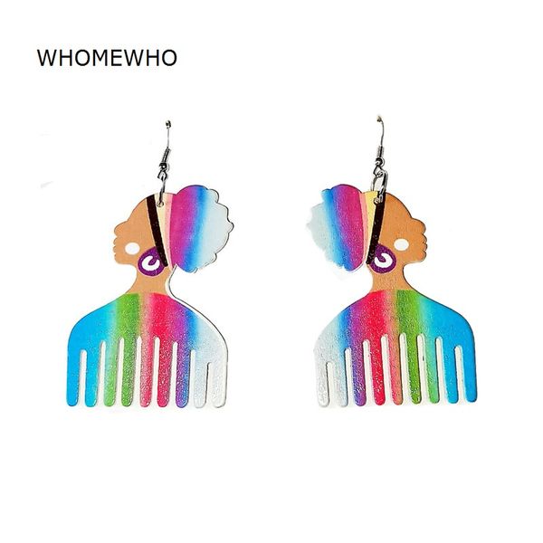 wood africa neon colorful comb hairdresser barber afro rock earring vintage wooden african hiphop tribal party club ear jewelry, Silver
wood africa neon colorful comb hairdresser barber afro rock earring vintage wooden african hiphop tribal party club ear jewelry, Silver