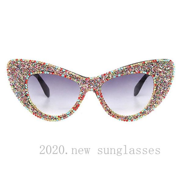 2020 new cat women sunglasses vintage retro sun glasses luxury diamond small ladies rhinestone female with box fml, White;black 
2020 new cat women sunglasses vintage retro sun glasses luxury diamond small ladies rhinestone female with box fml, White;black
