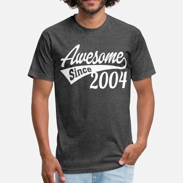 awesome since 2004 t shirt men knitted tee shirt s-xxxl fit crazy comfortable spring slim shirt
awesome since 2004 t shirt men knitted tee shirt s-xxxl fit crazy comfortable spring slim shirt