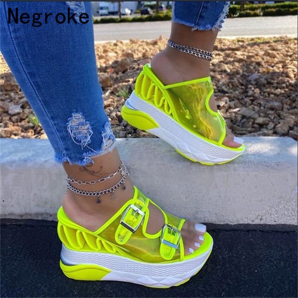 2020 new fashion platform sandals women shoes summer slip-on high heels ladies casual shoes wedge chunky gladiator sandals, Black
2020 new fashion platform sandals women shoes summer slip-on high heels ladies casual shoes wedge chunky gladiator sandals, Black