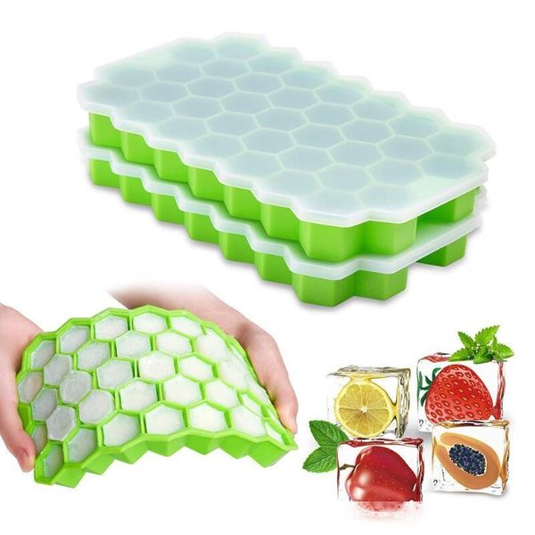 honeycomb ice cube tray 37 cubes silicone ice cube maker mold with lids for ice cream party whiskey cocktail cold drink lx2788
honeycomb ice cube tray 37 cubes silicone ice cube maker mold with lids for ice cream party whiskey cocktail cold drink lx2788