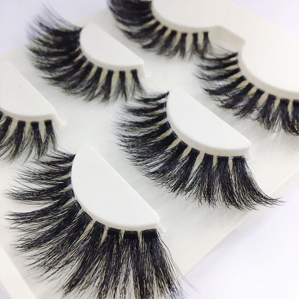 3 pairs mink false eyelash transparent stem thick long volume wispy lashes full strips handmade eyelashes natrual makeup tools
3 pairs mink false eyelash transparent stem thick long volume wispy lashes full strips handmade eyelashes natrual makeup tools