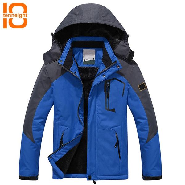 tenneight 2020 men's winter fleece waterproof jacket warm coat outdoor hiking jacket camping trekking skiing male jackets large, Blue;black
tenneight 2020 men's winter fleece waterproof jacket warm coat outdoor hiking jacket camping trekking skiing male jackets large, Blue;black