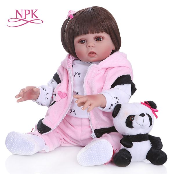 нпк 48см силиконового моющегося reborn baby doll всего тело модель реалистичный infant подарки симпатичный сопровождать игрушки для детей c0
нпк 48см силиконового моющегося reborn baby doll всего тело модель реалистичный infant подарки симпатичный сопровождать игрушки для детей c0