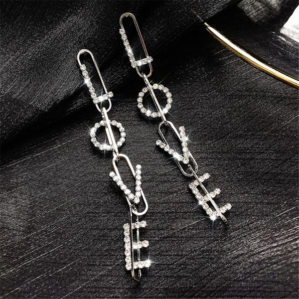 fyuan long love crystal drop earring for women shiny silver color rhinestone dangle earrings wedding party jewelry
fyuan long love crystal drop earring for women shiny silver color rhinestone dangle earrings wedding party jewelry