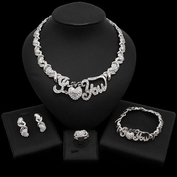 yulaili hugs and kisses necklace bracelet earrings ring heart crystal party engagement anniversary wedding jewelry sets gifts for women, Black
yulaili hugs and kisses necklace bracelet earrings ring heart crystal party engagement anniversary wedding jewelry sets gifts for women, Black