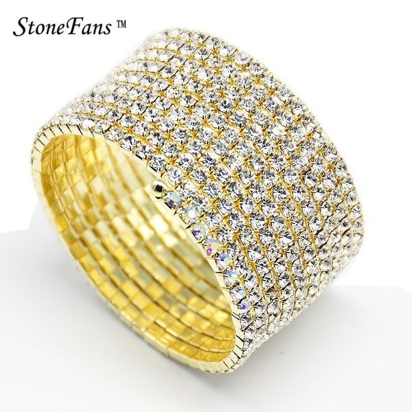 stonefans new full rows crystal rhinestone bracelet bangle bling wristband women wedding bridal tennis bracelet jewelry 045, Black
stonefans new full rows crystal rhinestone bracelet bangle bling wristband women wedding bridal tennis bracelet jewelry 045, Black