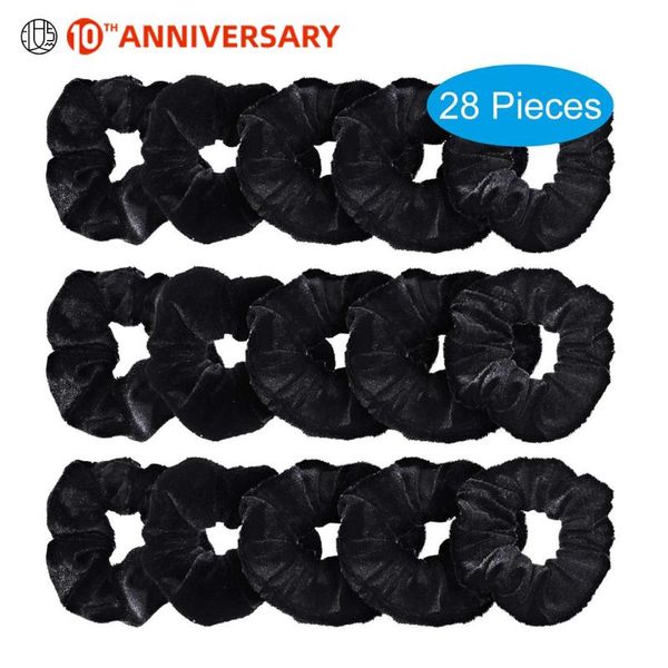 hair accessories 28 pieces scrunchies for women's velvet elastics scrunchy bobbles soft bands ties black ponytail
hair accessories 28 pieces scrunchies for women's velvet elastics scrunchy bobbles soft bands ties black ponytail