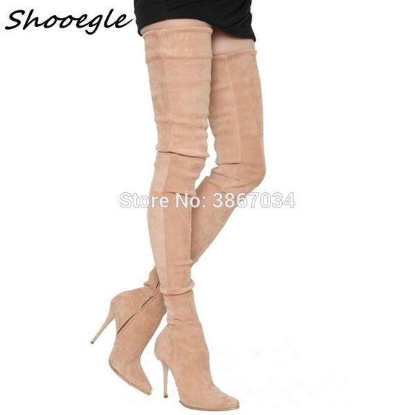 shooegle zapatos mujer celebrity shoes extreme high stiletto crotch booties over the knee stretch thigh high boots heels, Black
shooegle zapatos mujer celebrity shoes extreme high stiletto crotch booties over the knee stretch thigh high boots heels, Black