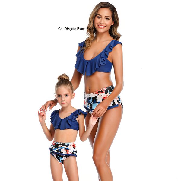 new mother daughter matching swimwear women girls split swimsuit summer holiday beach bikini family matching clothes outfits, Blue
new mother daughter matching swimwear women girls split swimsuit summer holiday beach bikini family matching clothes outfits, Blue