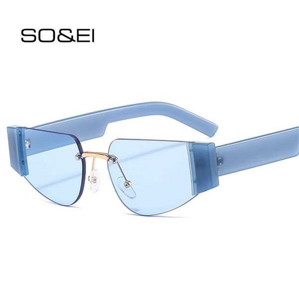 so&ei fashion colorful cat eye semi-rimless sunglasses women candy color eyewear ins popular vintage gradient men sun glasses, White;black
so&ei fashion colorful cat eye semi-rimless sunglasses women candy color eyewear ins popular vintage gradient men sun glasses, White;black