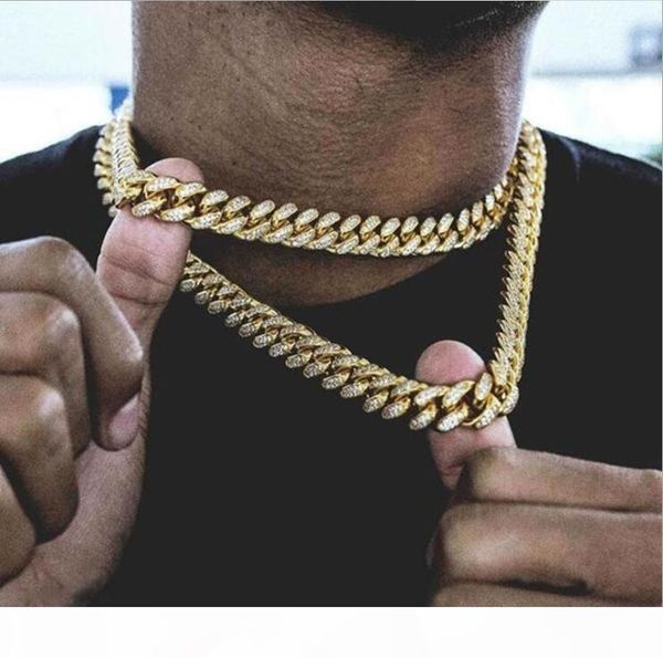 hip hop18mm gold chain for men iced out chain necklace jewelry cuban link necklace fashion punk necklace 18,20, 24,30 inch, Silver 
hip hop18mm gold chain for men iced out chain necklace jewelry cuban link necklace fashion punk necklace 18,20, 24,30 inch, Silver
