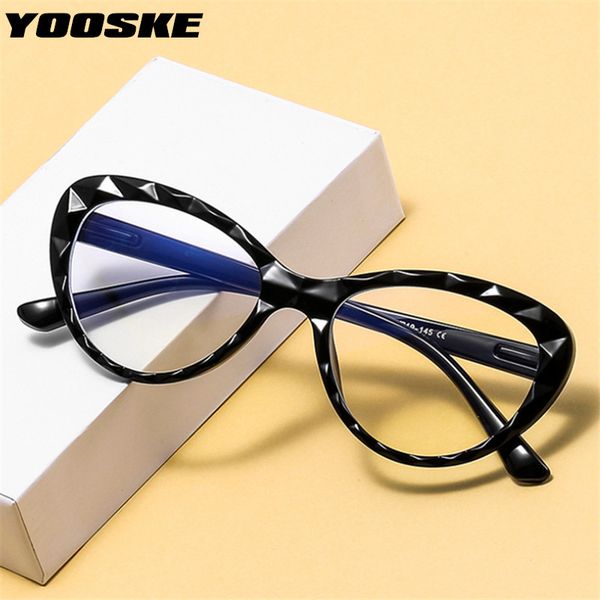 yooske cat eye anti-blue light glasses frame women men vintage transparent computer spectacle frames anti-radiation eyeglasses, Black
yooske cat eye anti-blue light glasses frame women men vintage transparent computer spectacle frames anti-radiation eyeglasses, Black