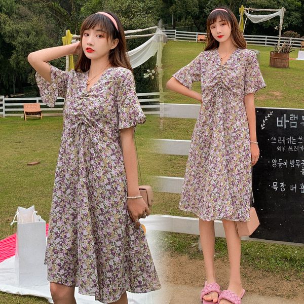 909 # материнство летнее платье для похудения easy matching сыпучие стильные цветочные платья для беременных женщин мамы, White
909 # материнство летнее платье для похудения easy matching сыпучие стильные цветочные платья для беременных женщин мамы, White