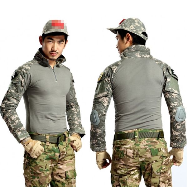 outdoor shirts acu camouflage tactical shirt combat bdu uniform men long sleeve quick dry army t camo hunting hiking, Gray;blue
outdoor shirts acu camouflage tactical shirt combat bdu uniform men long sleeve quick dry army t camo hunting hiking, Gray;blue