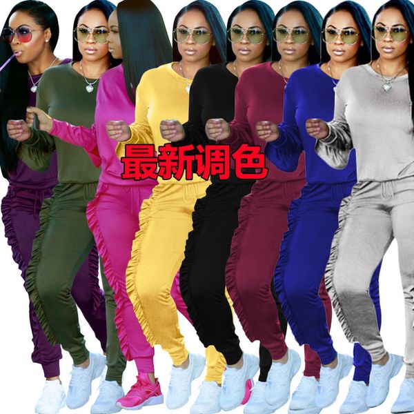 женщины спортивные костюмы две пьесы set solid color длинные рукава и штаны шнурки дамы новая мода осень и зима sportwear восемь цветов j8, White
женщины спортивные костюмы две пьесы set solid color длинные рукава и штаны шнурки дамы новая мода осень и зима sportwear восемь цветов j8, White