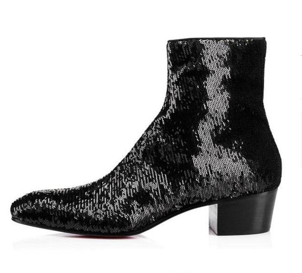 отлично блестки ботильонов мужчина zipper red bottom huston плоским человек boots роскошный открытая красной подошва свадебное платье партия, Black
отлично блестки ботильонов мужчина zipper red bottom huston плоским человек boots роскошный открытая красной подошва свадебное платье партия, Black