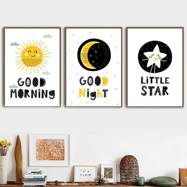 мультфильм sun moon little star котировки wall art холст картина скандинавские плакаты и печать стена фотографии детская комната детская ком 
мультфильм sun moon little star котировки wall art холст картина скандинавские плакаты и печать стена фотографии детская комната детская ком