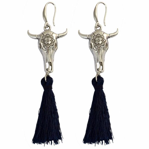 gypsy bohemian handmade cattle bull head pendant earrings rope cotton fringedtassel earrings for women ethnic tribal jewelry, Silver
gypsy bohemian handmade cattle bull head pendant earrings rope cotton fringedtassel earrings for women ethnic tribal jewelry, Silver