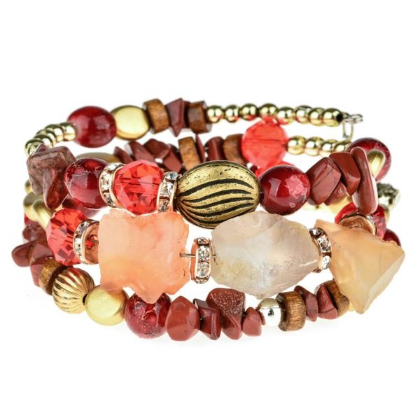 lubingshine bohemia resin handmade multilayer beads charm bracelets bangles for women adjustable cuff wristband fashion jewelry, Red;blue
lubingshine bohemia resin handmade multilayer beads charm bracelets bangles for women adjustable cuff wristband fashion jewelry, Red;blue