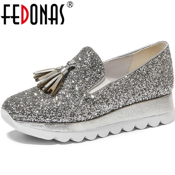fedonas fringe fashion blingbling shoes for women shallow round toe platform autumn flats 2020 wedding party shoes woman, Black
fedonas fringe fashion blingbling shoes for women shallow round toe platform autumn flats 2020 wedding party shoes woman, Black