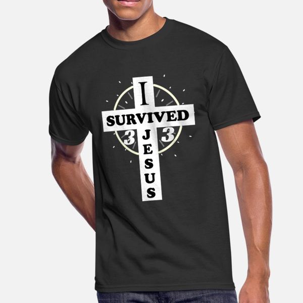 i survived jesus 33 years birthday gift christian t shirt men create short sleeve size s-3xl solid color gift building spring shirt
i survived jesus 33 years birthday gift christian t shirt men create short sleeve size s-3xl solid color gift building spring shirt