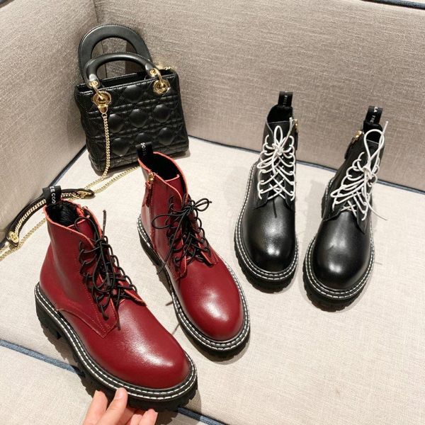 motorcycle martin boots same style of star highheel thick sole simplicity elastic ventilation short boots outdoor women shoes, Black
motorcycle martin boots same style of star highheel thick sole simplicity elastic ventilation short boots outdoor women shoes, Black