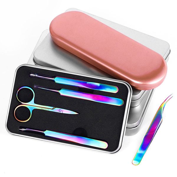 nail art kits 1set manicure stainless steel tweezers colorful titanium straight head acne hook clip needle scissors beauty tool
nail art kits 1set manicure stainless steel tweezers colorful titanium straight head acne hook clip needle scissors beauty tool