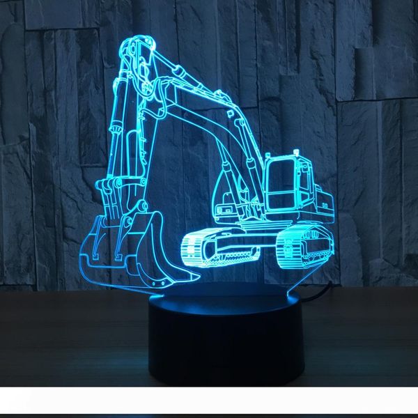 excavator 3d illusion led lamp night light 7 rgb lights dc 5v usb powered 5th battery dropshipping retail box
excavator 3d illusion led lamp night light 7 rgb lights dc 5v usb powered 5th battery dropshipping retail box