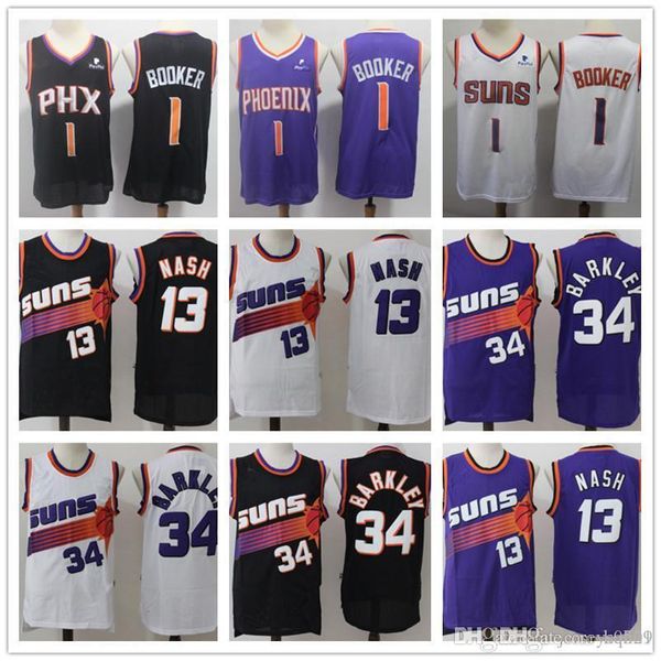 mens phoenix suns throwback steve 13 nash charles 34 barkley devin 1 booker deandre 22 ayton basketball shorts basketball jerseys, Black;red
mens phoenix suns throwback steve 13 nash charles 34 barkley devin 1 booker deandre 22 ayton basketball shorts basketball jerseys, Black;red
