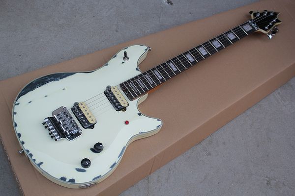 factory custom white electric guitar with vintage style,rosewood fretboard,double rock bridge,chrome hardware,can be customized
factory custom white electric guitar with vintage style,rosewood fretboard,double rock bridge,chrome hardware,can be customized